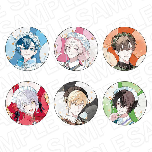 BOYS be MAID!~御曹司メイドボーイ部の日日~ 1st Anniversary ver. 徽章套裝（隨機） OPP包裝 6個入 完整套裝