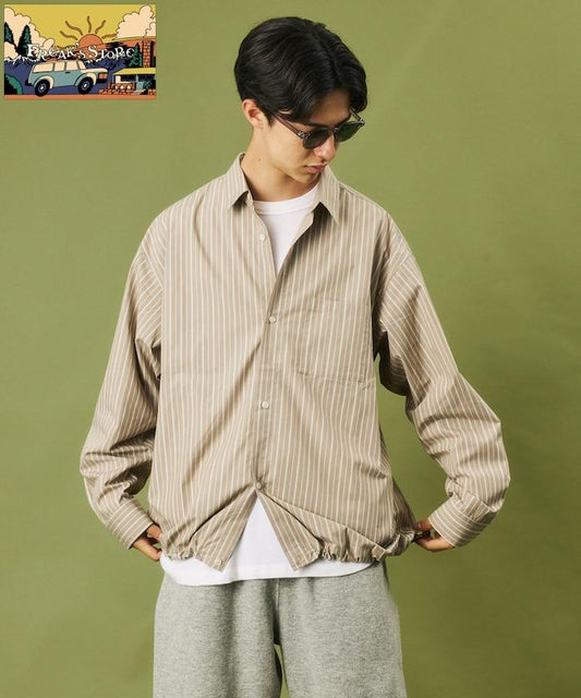 FREAK'S STORE for BEACH & FES Typewriter Spindle Regular Collar Shirt