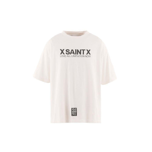 SAINT Mxxxxxx 【セントマイケル】 SS T-SHIRT/X SAINT X  WHITE (SM-MK8-0000-011) (SM-MK8-0000-011)