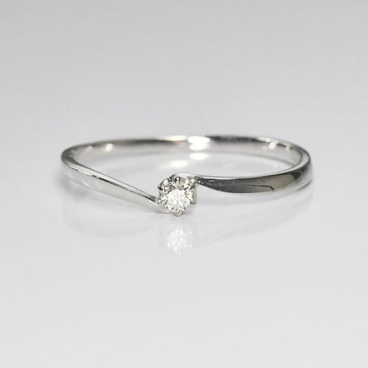 侍ダイヤモンド 天然ダイヤモンド リング 「クラリス」 0.05ct H&C G～Iカラー VS～SIクラス 婚約指輪 (SD-R-0019)
