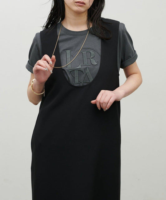 LARUTA NEW厚版Logo刺繡T恤