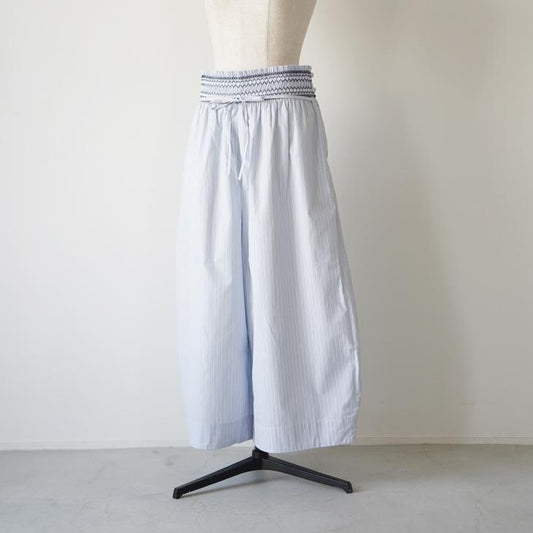 ASEEDONCLOUD | gardener pajama culottes (light blue) | ボトムス キュロット アシードンクラウド ライトブルー (251507-lb)