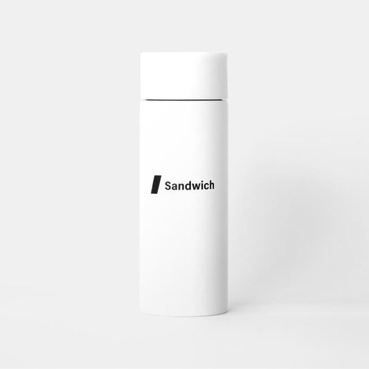 【周邊】Sandwich 不鏽鋼保溫瓶（白色）