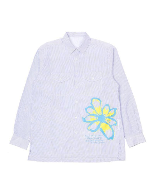 【GOODNEIGHBORS SHIRTS】<br>ANDY stripe RELAX FIT SHIRT (GS-BCS-18C)