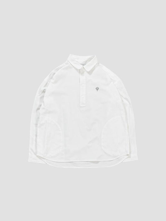 Snap oxford shirts WHITE 襯衫