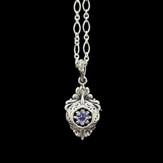 【Gimmel Garden】Mirage Amulet 惑わせ封じ(small/タンザナイト)　ペンダント