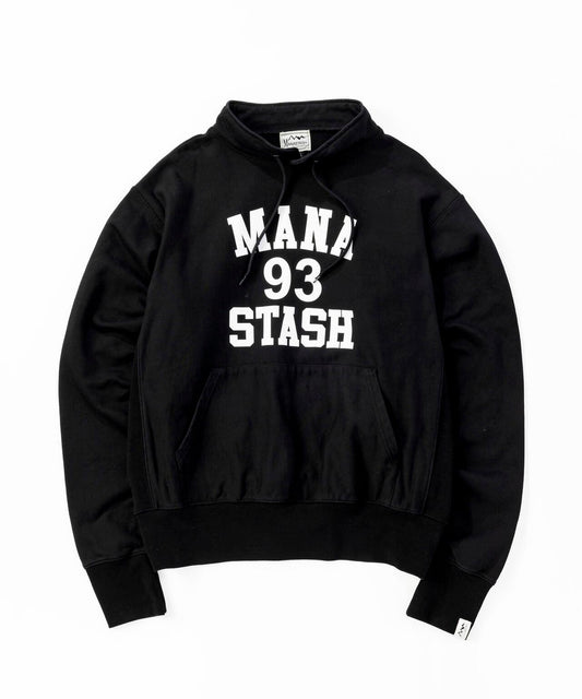 MANASTASH マナスタッシュ 大學Logo立領衛衣