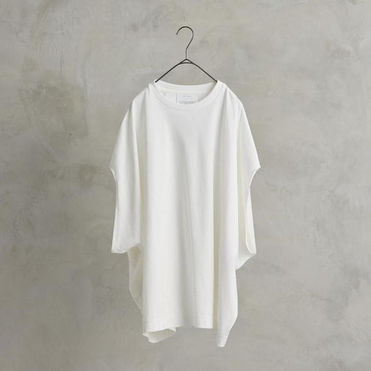 the last flower of the afternoon | Cowl sleeve top (white/black) | ザラストフラワーオブジアフターヌーン (tlf226-cs003-gc)