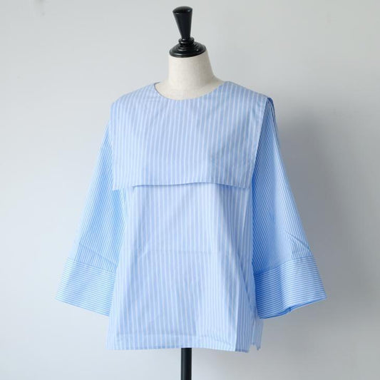 DIARIES (ダイアリーズ) | BROAD STRIPE (blue) | トップス  お灑落 シンプル ストライプ (sa102312bl)