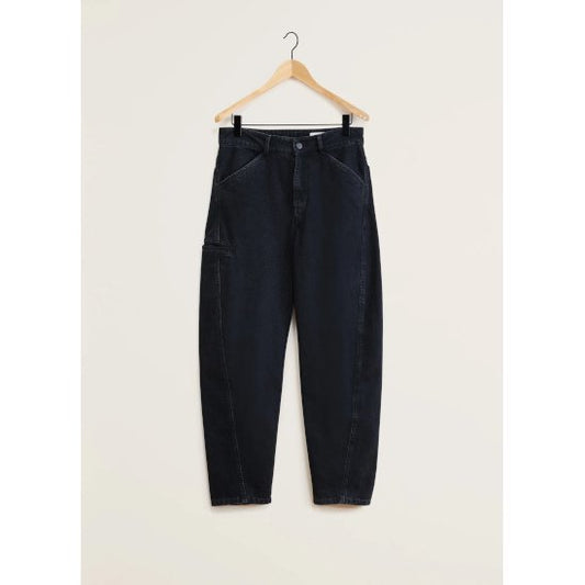 LEMAIRE 【ルメール】 TWISTED WORKWEAR PANTS BLEACHED BLACK (PA1102 LD1024) (PA1102 LD1024)