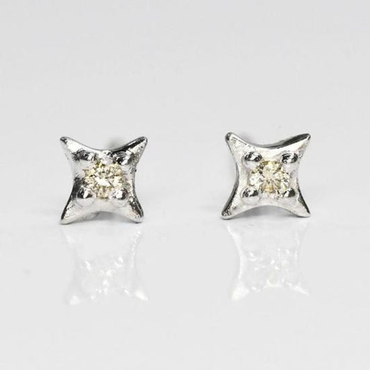 期間限定セール!天然ダイヤモンド0.02ct(SIクラス・鑑別書カード付) スターライトピアス プラチナカラー (GFB-SV-KS317-SI-PT)
