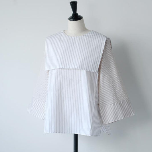 DIARIES (ダイアリーズ) | BROAD STRIPE (beige) | トップス  お灑落 シンプル ストライプ (sa102312)