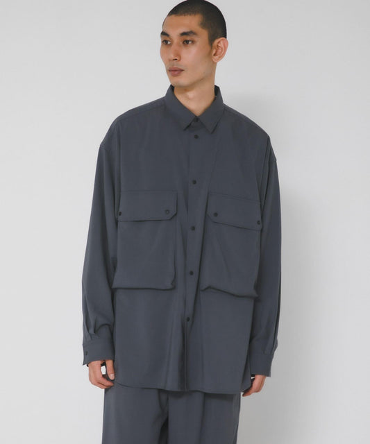 UV防曬 防靜電 易打理 SMOOTH WOOLYLIKE LONG-SLEEVE SHIRTS