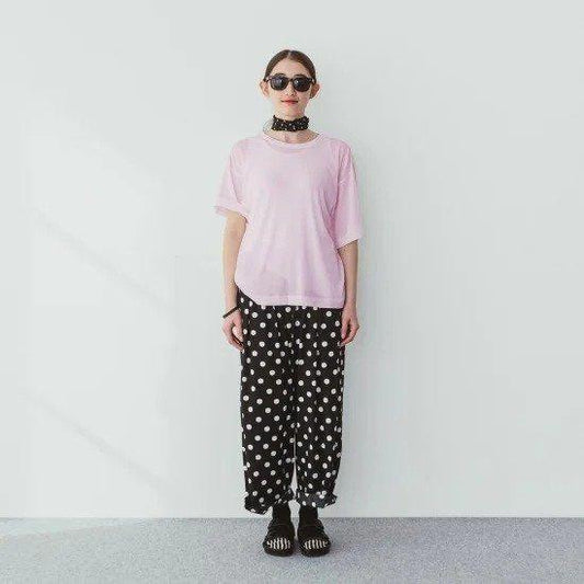 Cion (シオン) | コットンライトTシャツ (light pink) | トップス  レディース シンプル (19-24127lp)