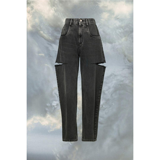 Maison Margiela 【メゾンマルジェラ】  Denim jeans with slash details BLACK (S51LA0051S30743965)  (S51LA0051S30743965)