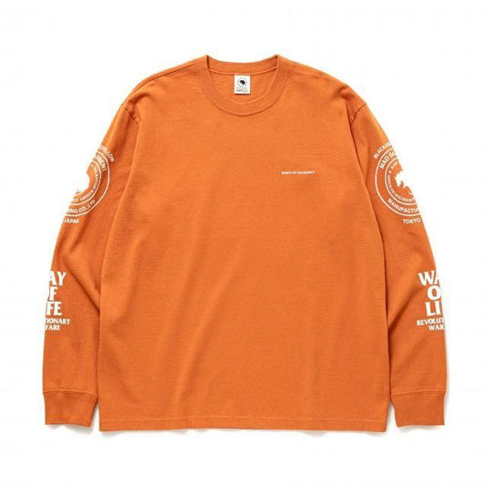 RATS 　TWO WHEEL L/S TEE(ORANGE) (25'RTC-0802)