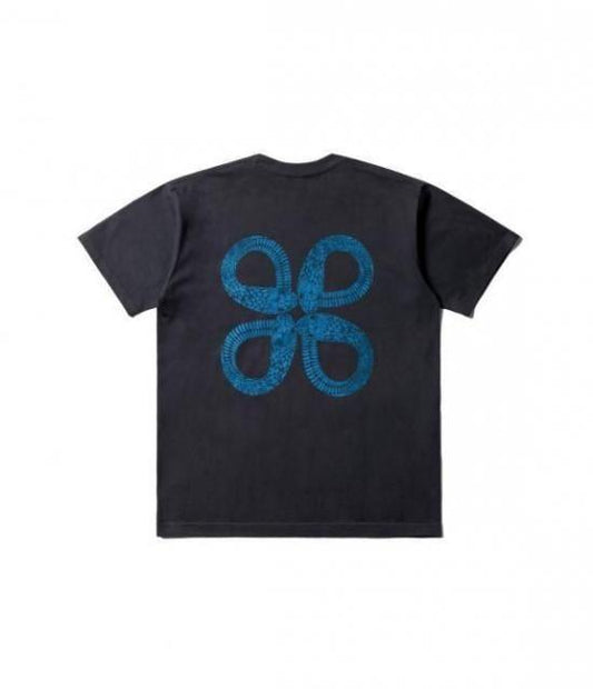 GERUGA PRINT TEE＜EXUVIAE_4＞LIGHT BLACK (GR-C-209)