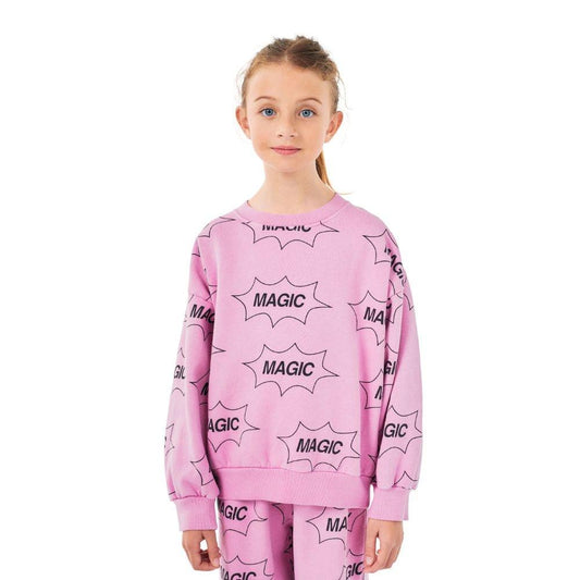【60%off】BOBO CHOSES（ボボ・ショーズ）／It's Magic all over sweatshirt - PINK (BO24AW-B224AC049)