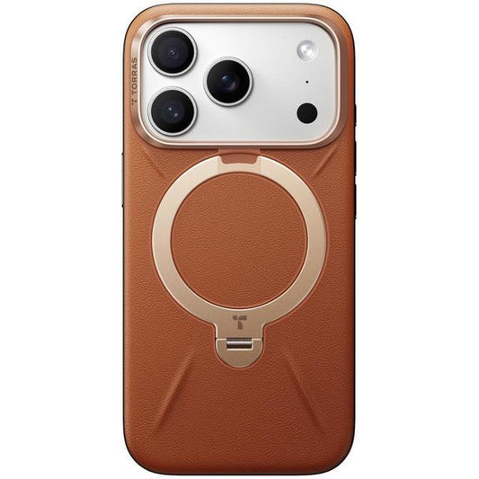 TORRAS Ostand Q3 皮革質感（適用於iPhone 17 Pro）