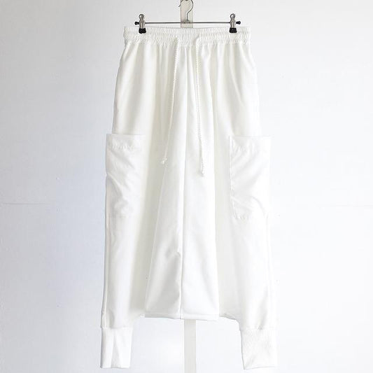 【albino】異材質帶口袋超寬鬆薩爾爾褲