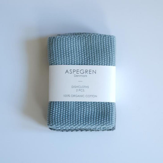 ASPEGREN Denmark (アスペグレンデンマーク) | 2PCS ディッシュクロス solid (pine) | キッチン雑貨 ふきん (aspdk-4403)