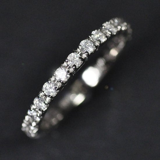 白金 鑽石0.5ct 永恆戒指 永恆戒指 戒指