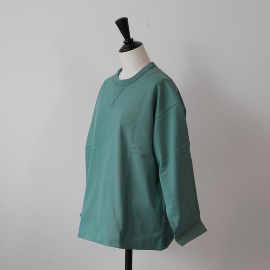 ASEEDONCLOUD | Handwerker HW long sleeve T-shirt (teal green/off white) size S |  Tシャツ アシードンクラウド (261813)