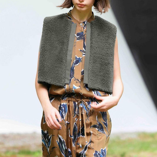 POODLE FUR GILET(8a) (SACRA)