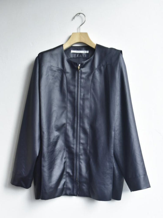 タックショルダージャケット ﾈｲﾋﾞｰ<br>Tucked Shoulder Jacket</font> (N25FJ317)