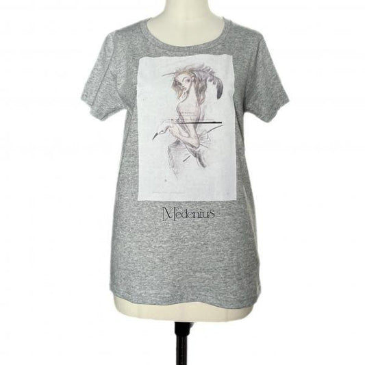 【Medenius】[Egoism]KANEKO TEE(Swan/grey)_
