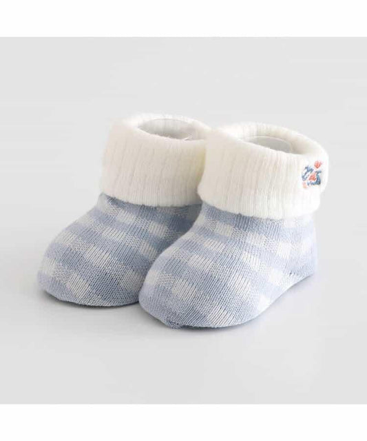 圖案刺繡嬰兒襪