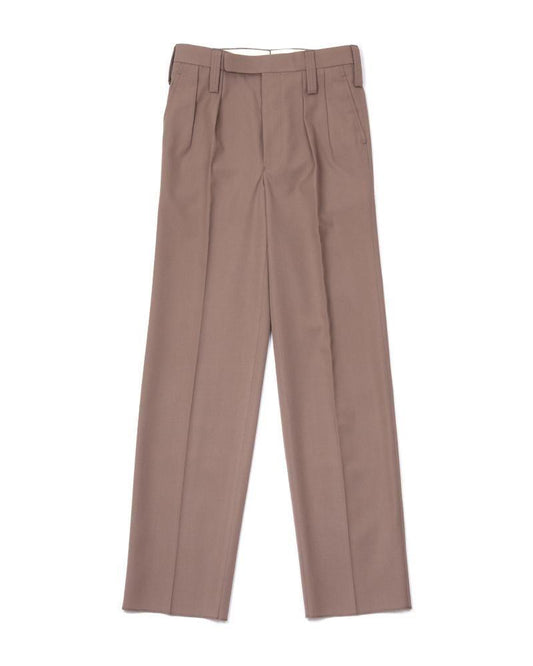 【Fumiya Hirano THE TROUSERS】<br>ウールツイル 2インプリーツトラウザー DAVIS (FH-DAVIS JT2-E3)
