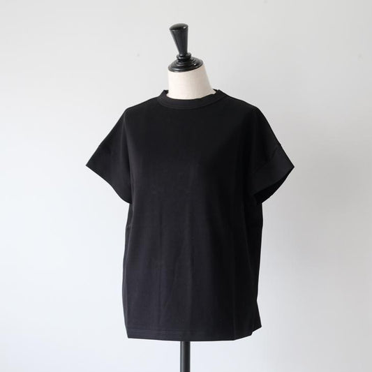 HENON (エノン) |  スピンプラチナム フレンチスリーブPO (black) | トップス  シンプル  お灑落 (h24s002)