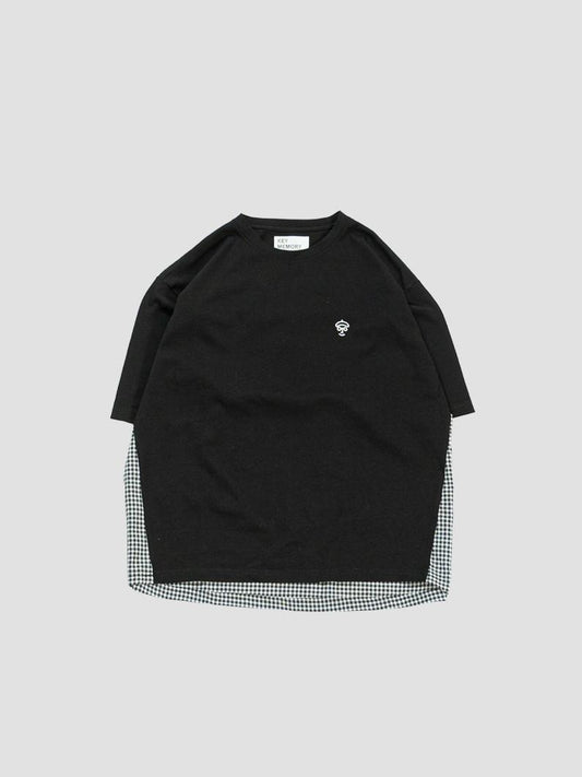 Shirts tail T-shirts BLACK T恤