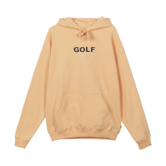 GOLF WANG 【ゴルフワン】 GOLF WANG ゴルフワン 3D LOGO HOODIE by GOLF WANG ORANGE 	(3DLOGOHD)

 (3DLOGOHD)