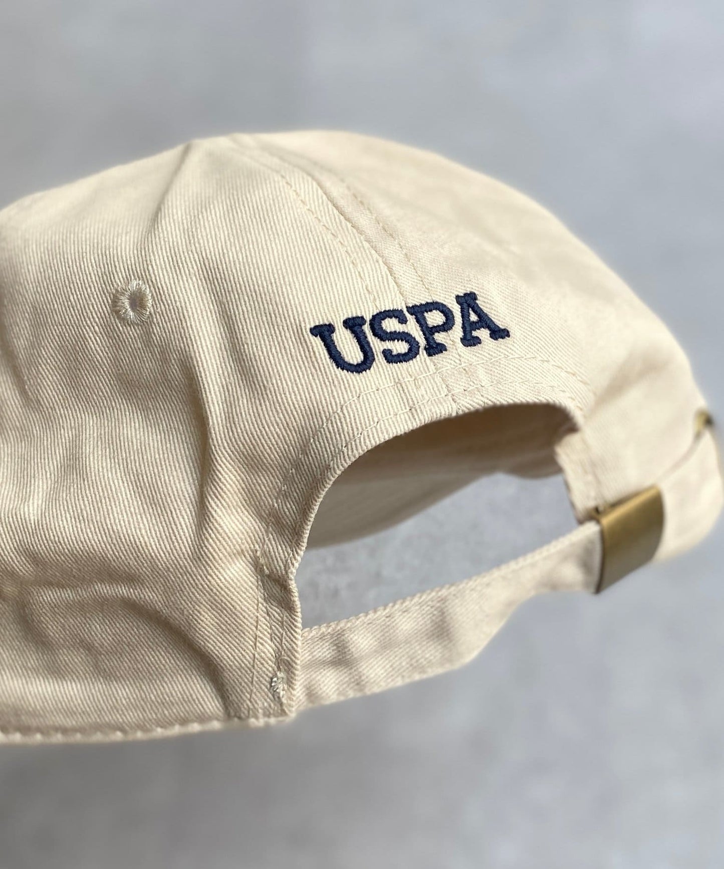 【U.S. POLO ASSN.】 1點刺繡帆布帽