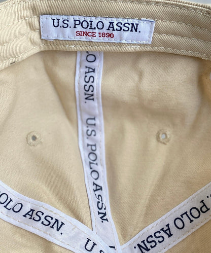 【U.S. POLO ASSN.】 1點刺繡帆布帽