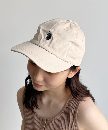 【U.S. POLO ASSN.】 1點刺繡帆布帽