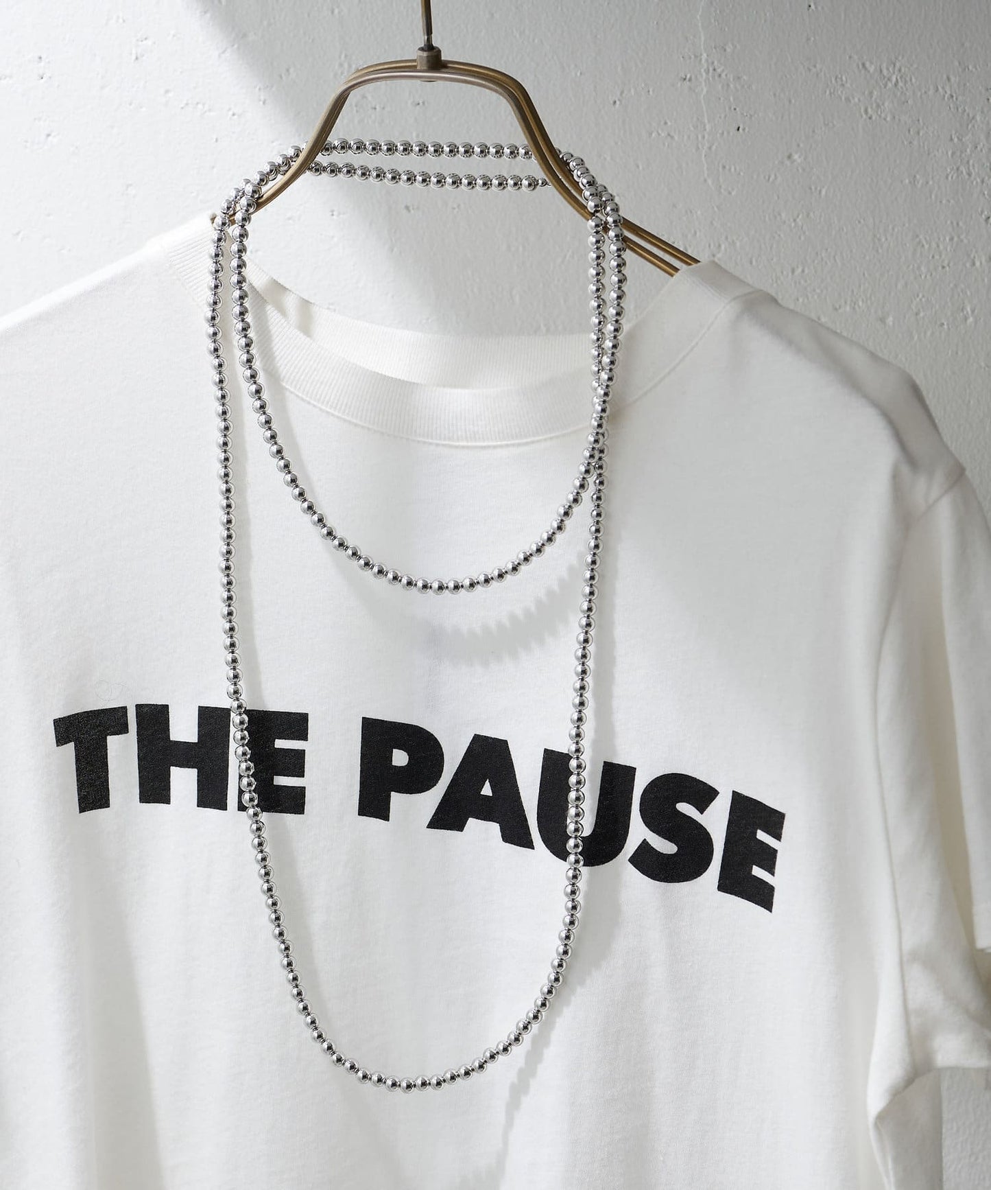 【THE PAUSE】金屬球長項鍊