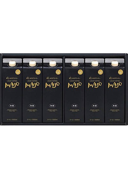 MAJO無糖冰咖啡6瓶套裝盒裝