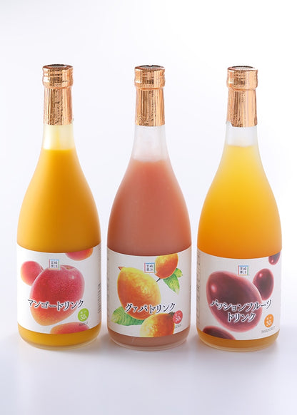 熱帶水果飲料番石榴·百香果·芒果 3瓶套裝