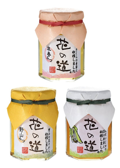 國產蜂蜜 3瓶裝野山蜜・菩提樹蜜・早春蜜