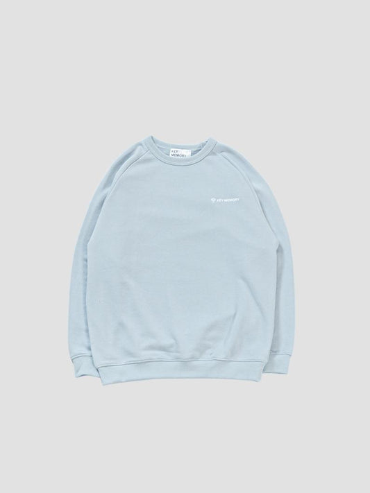 Keymemory crew sweat BLUE 圓領衛衣