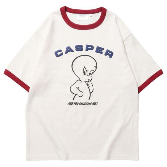 Casper Ringer T恤 WHITE/RED (CT7863RD)