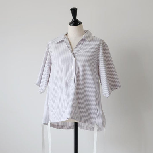 lelill (レリル) | 2WAYスキッパーシャツ (gray) |  トップス シャツ お灑落 (52431912)