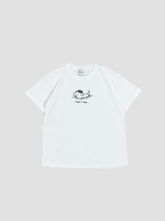 Slow T-shirts WHITE 休閒T恤