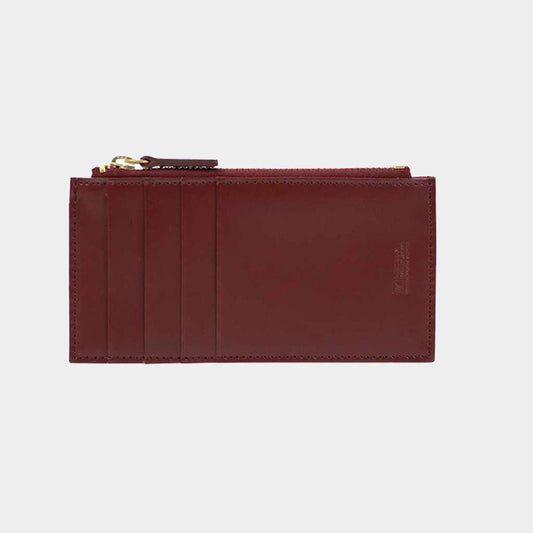 酒紅色松阪牛皮 GREDEER Smart Wallet バンビ 錢包