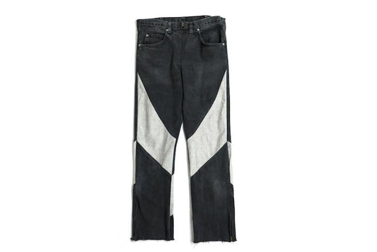 77circa circa make AJ cutback denim pants RAY COAL EXCLUSIVE - BLACK (77CIRCA)