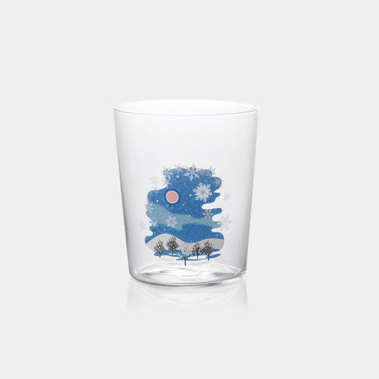 丸モ高木陶器 冷感薄款雪花圖案隨手杯