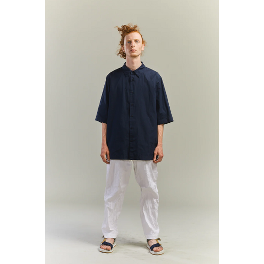 CASEY CASEY【ケーシー・ケーシー】STEVEN SHIRT - COT - NAVY (STH0007) (STH0007)